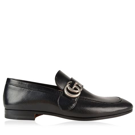 gucci black buckle shoe|gucci men's loafer with buckle.